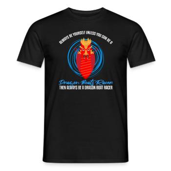 Conception de course de bateaux-dragons pour Dragon Boating - T-shirt homme - noir - Devant - AI Model Male 178 light (178cm)