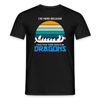 Drachenbootrennen Festival für Drachenboot - Männer T-Shirt - Schwarz - Vorne - AI Model Male 178 light (178cm)