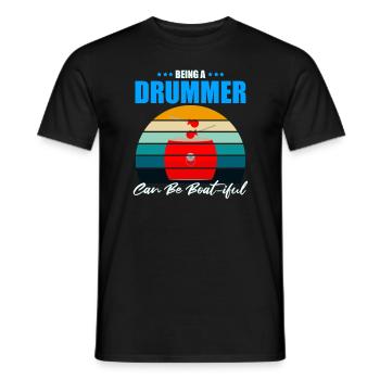 Dragon Boat Trainer for Chinese Boat Racing - Men's T-Shirt - black - Front - AI Model Male 178 light (178cm)