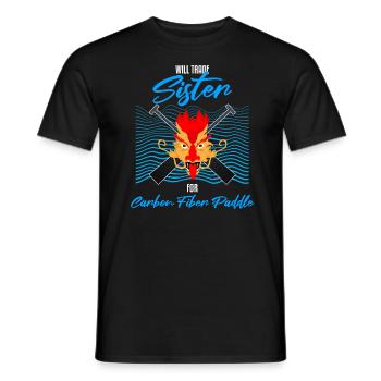Dragon Boat Paddle pour le Festival de course de bateaux-dragons - T-shirt homme - noir - Devant - AI Model Male 178 light (178cm)