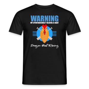 Entraîneur de bateaux-dragons pour les courses de bateaux chinois - T-shirt homme - noir - Devant - AI Model Male 178 light (178cm)