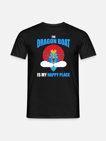 Drachenbootrennen-Design für Drachenbootfahren - Männer T-Shirt - Schwarz