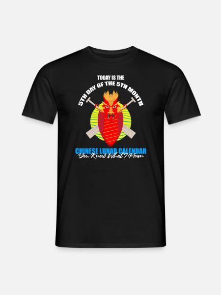 Drachenbootrennen-Design für Drachenbootfahren - Männer T-Shirt - Schwarz