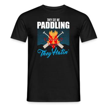 Drachenbootrennen Festival für Drachenboot - Männer T-Shirt - Schwarz - Vorne - AI Model Male 178 light (178cm)