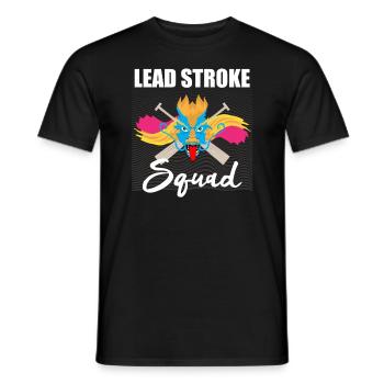 Dragon boating theme for dragon boat paddling - Men's T-Shirt - black - Front - AI Model Male 178 light (178cm)
