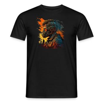 Radioactif - T-shirt homme - noir - Devant - AI Model Male 178 light (178cm)