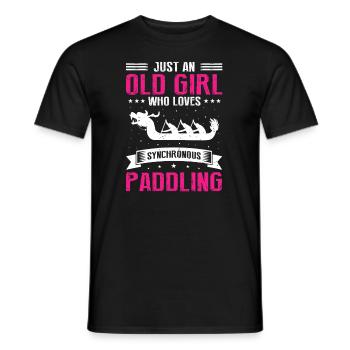 Drachenboot Trainer und Drachenboot - Männer T-Shirt - Schwarz - Vorne - AI Model Male 178 light (178cm)