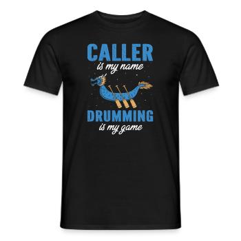 Drachenboot und Drachenboot Crew - Männer T-Shirt - Schwarz - Vorne - AI Model Male 178 light (178cm)