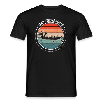 Dragon Boat Racing Theme for Dragon Boating - Men's T-Shirt - black - Front - AI Model Male 178 light (178cm)