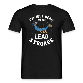 Chinese Boat Race for Dragon Boat Trainers - Men's T-Shirt - black - Front - AI Model Male 178 light (178cm)