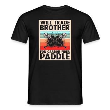 Dragon Boat Paddling for Dragon Boat Race Festival - Men's T-Shirt - black - Front - AI Model Male 178 light (178cm)