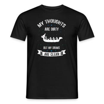 Bateau Dragon et équipage de bateau-dragon - T-shirt homme - noir - Devant - AI Model Male 178 light (178cm)