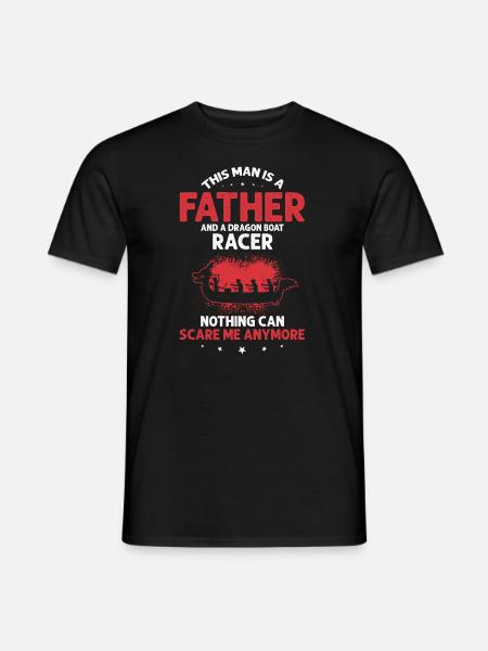 Drachenboot Trainer und Drachenboot - Männer T-Shirt - Schwarz