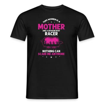 Dragon Boat Racing Theme for Dragon Boating - Men's T-Shirt - black - Front - AI Model Male 178 light (178cm)