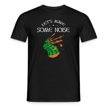 Conception de cornemuse pour Scotland Pride et cornemuse - T-shirt homme - noir - Devant - AI Model Male 178 light (178cm)