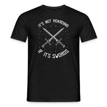 Citation de jeu de rôle pour Larper et Larp - T-shirt homme - noir - Devant - AI Model Male 178 light (178cm)