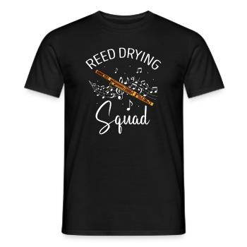 Instrument à vent en bois et instrument à vent basson - T-shirt homme - noir - Devant - AI Model Male 178 light (178cm)