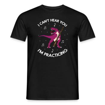 Fagottist für Fagottorchester und Fagottist - Männer T-Shirt - Schwarz - Vorne - AI Model Male 178 light (178cm)