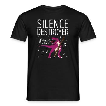 Orchestra and woodwind instrument - Men's T-Shirt - black - Front - AI Model Male 178 light (178cm)