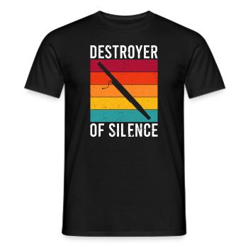 Bassoonist for bassoon orchestra and bassoonist - Men's T-Shirt - black - Front - AI Model Male 178 light (178cm)