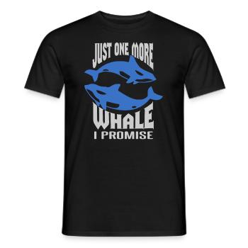 Beluga Whale Design for Marine Mammals and Orca - Men's T-Shirt - black - Front - AI Model Male 178 light (178cm)