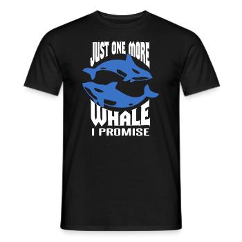 Meeressäuger für Orca-Beobachtung und Buckelwal - Männer T-Shirt - Schwarz - Vorne - AI Model Male 178 light (178cm)