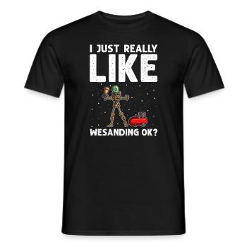 Car Painter Offer for Car Painters - Men's T-Shirt - black - Front - AI Model Male 178 light (178cm)