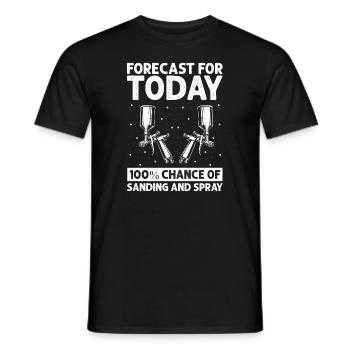 Autolackierer Angebot für Autolackierer - Männer T-Shirt - Schwarz - Vorne - AI Model Male 178 light (178cm)