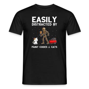 Autolackierer Angebot für Autolackierer - Männer T-Shirt - Schwarz - Vorne - AI Model Male 178 light (178cm)