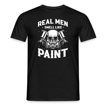 Dicton de carrossier pour les peintres automobiles - T-shirt homme - noir - Devant - AI Model Male 178 light (178cm)