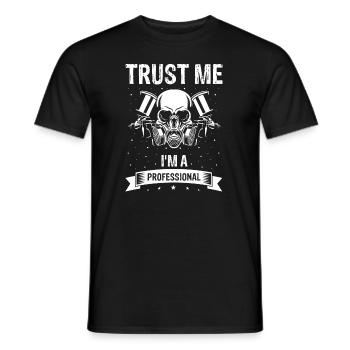 Car Painter for Car Painter for Car Detailer - Men's T-Shirt - black - Front - AI Model Male 178 light (178cm)