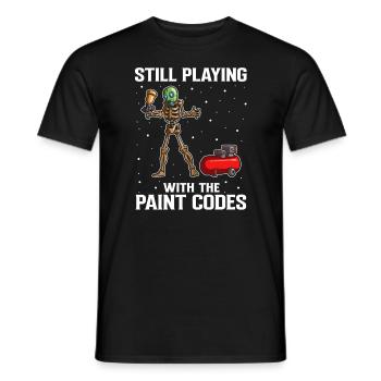 Kfz-Lackierer Angebot für Autolackierer - Männer T-Shirt - Schwarz - Vorne - AI Model Male 178 light (178cm)