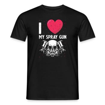Car Painter for Car Painter for Car Detailer - Men's T-Shirt - black - Front - AI Model Male 178 light (178cm)