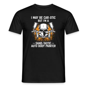 Autolackierer Angebot für Autolackierer - Männer T-Shirt - Schwarz - Vorne - AI Model Male 178 light (178cm)