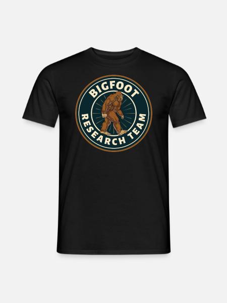 Bigfoot-tutkimusryhmä Retro Vintage Sasquatch - Miesten T-paita - musta