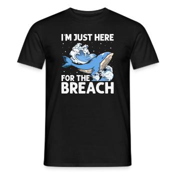 Meeressäuger für Orca-Beobachtung und Buckelwal - Männer T-Shirt - Schwarz - Vorne - AI Model Male 178 light (178cm)