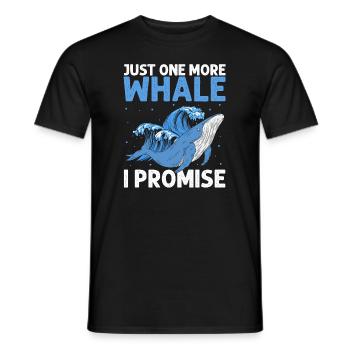 Orca Beobachtung für Buckelwale und Meerwale - Männer T-Shirt - Schwarz - Vorne - AI Model Male 178 light (178cm)