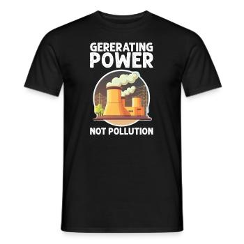 Kernenergie Spruch für Kernenergie - Männer T-Shirt - Schwarz - Vorne - AI Model Male 178 light (178cm)