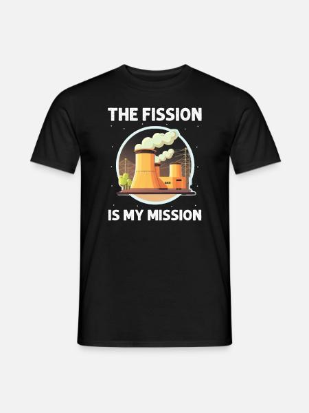 Kernenergie Spruch für Kernenergie - Männer T-Shirt - Schwarz