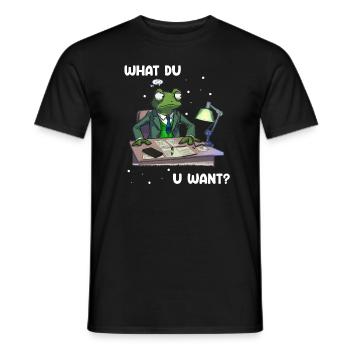 Nuklearingenieur für Kernkraftwerk und Kernenergie - Männer T-Shirt - Schwarz - Vorne - AI Model Male 178 light (178cm)