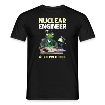 Kernenergie Spruch für Kernenergie - Männer T-Shirt - Schwarz - Vorne - AI Model Male 178 light (178cm)