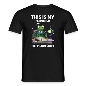 Kernenergie Spruch für Kernenergie - Männer T-Shirt - Schwarz - Vorne - AI Model Male 178 light (178cm)