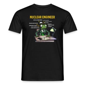 Kernenergie Spruch für Kernenergie - Männer T-Shirt - Schwarz - Vorne - AI Model Male 178 light (178cm)