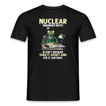 Kernenergie Spruch für Kernenergie - Männer T-Shirt - Schwarz - Vorne - AI Model Male 178 light (178cm)
