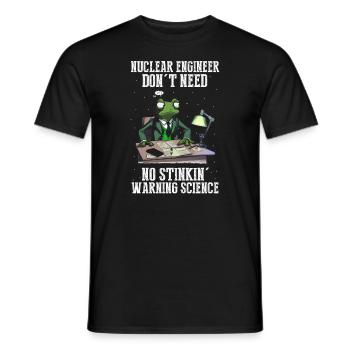 Kernenergie Spruch für Kernenergie - Männer T-Shirt - Schwarz - Vorne - AI Model Male 178 light (178cm)