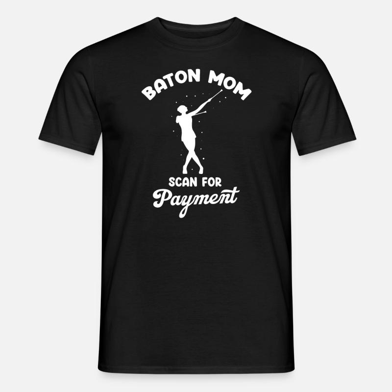 Stabdänzerin Design für Majorette - Männer T-Shirt - Schwarz