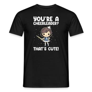 Stabdänzerin Design für Majorette - Männer T-Shirt - Schwarz - Vorne - AI Model Male 178 light (178cm)