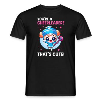 Gymnastik Design für Taktstock drehen - Männer T-Shirt - Schwarz - Vorne - AI Model Male 178 light (178cm)