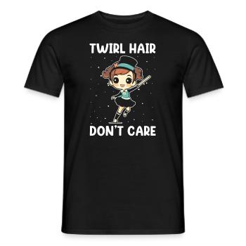 Stabdänzerin Design für Majorette - Männer T-Shirt - Schwarz - Vorne - AI Model Male 178 light (178cm)