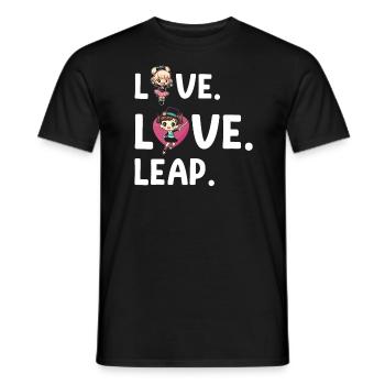 Gymnastik Design für Taktstock drehen - Männer T-Shirt - Schwarz - Vorne - AI Model Male 178 light (178cm)